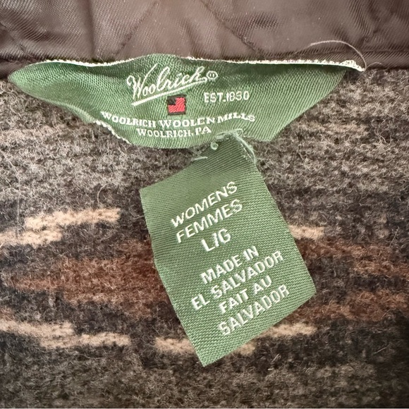 Woolrich Gray and Brown Patterned Utility Jacket - Picture 5 of 11